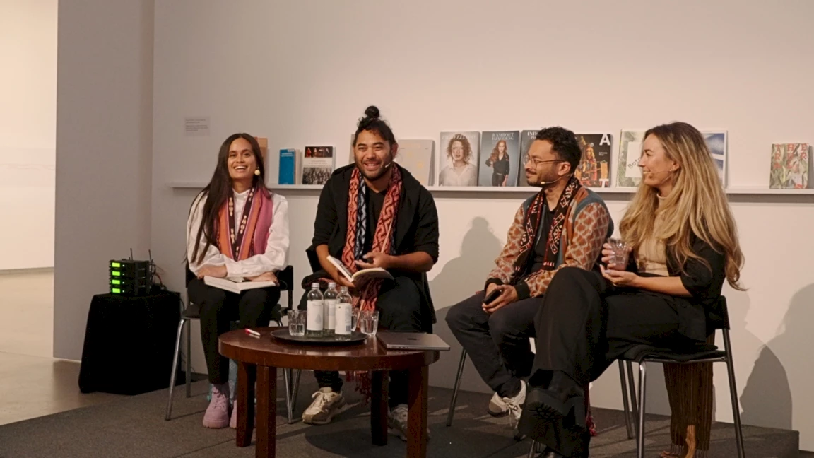 Beyond Walls, REMEMBER THE SOIL: Diasporic Perspectives on Soils 2023. lecture-performance with Armando Ello, Jeremy Flohr, Glenda Pattipeilohy and Suzanne Rastovac. Presented at TarraWarra Museum of Art, 20 August 2023. Courtesy of the artists.