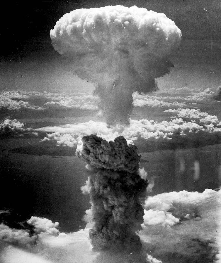 Atomic Cloud Rises Over Nagasaki, Japan, 1945, US National Archive. Source: unsplash.com