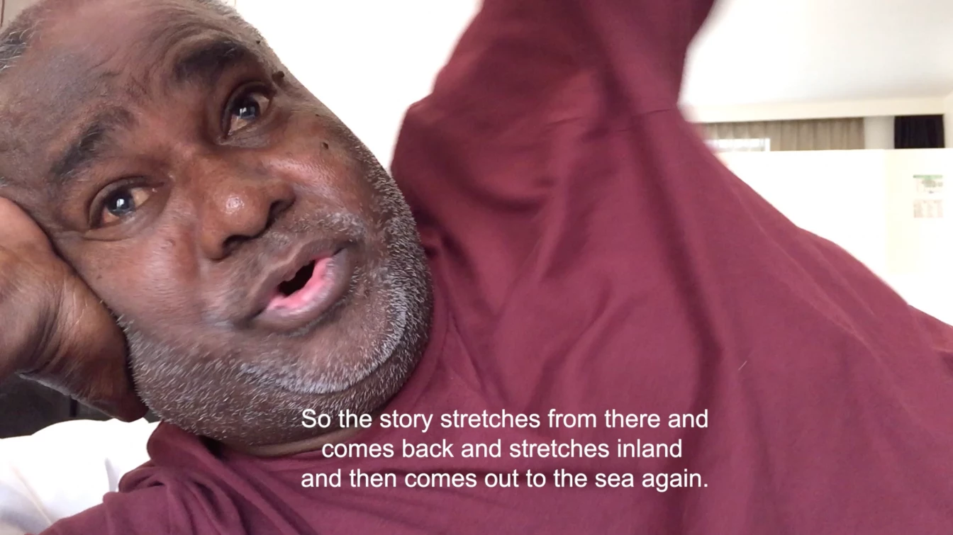 Stills from "The riot", Karrabing Film Collective, 2017