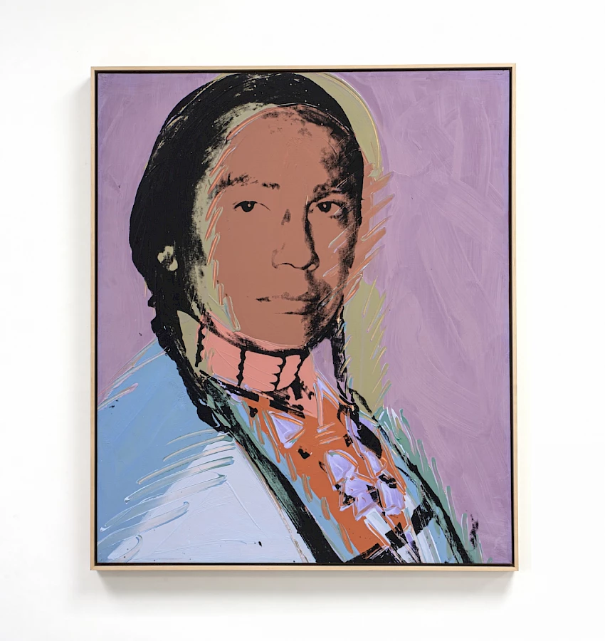 22 Florence Cheval Monoculture The American Indian (Russell Means) Warhol